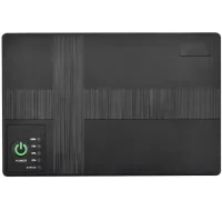 Источник бесперебойного питания ИБП UPS DC1018P для WI-Fi роутера 5V 9V 12V Power Bank 10400 mAh, бесперебойник 18W для модема коммутаторов и камер