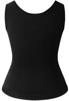 Женская утягивающая майка Sweat Shaper Women's для похудения с эффектом сауны, Майка сауна для занятия спортом для женщин M/L XL/XXL Черная
