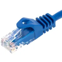 Высокоскоростной сетевой LAN кабель патч корд UTP Cat5e 30 метров RJ-45 для подключения к компьютеру интернета, Коммутационный ethernet шнур Синий