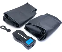 Lymphatic drainage battery massager Air Compressed 8850 for pressotherapy and lymphatic drainage of the legs, Compressor electric massager KY3-30 from the battery