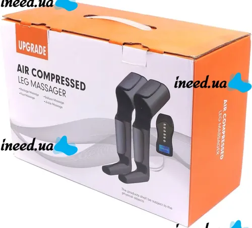 Lymphatic drainage battery massager Air Compressed 8850 for pressotherapy and lymphatic drainage of the legs, Compressor electric massager KY3-30 from the battery