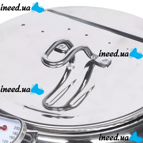 Фритюрница на плиту Fryer Pot 2,2л с масляным термометром и поддоном для слива масла Кастрюля для фритюра с крышкой из нержавеющей стали для кухни