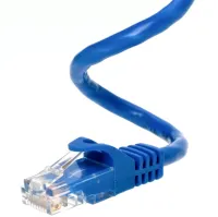 Высокоскоростной сетевой LAN кабель патч корд UTP Cat5e 30 метров RJ-45 для подключения к компьютеру интернета, Коммутационный ethernet шнур Синий