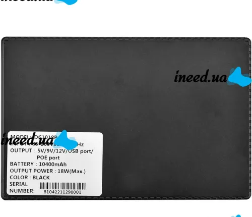 Источник бесперебойного питания ИБП UPS DC1018P для WI-Fi роутера 5V 9V 12V Power Bank 10400 mAh, бесперебойник 18W для модема коммутаторов и камер