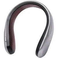 Беспроводной обогреватель на шею Handy Heater Freedom MAG-634 с 4 режимами нагрева от USB, Переносной аккумуляторный мини обогреватель для шеи Серый