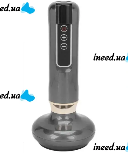 Аккумуляторный вакуумный массажер Cupping Massage Instrument DS-A15 антицеллюлитный с инфракрасным нагревом 12 режимов для омоложения тела MAG-742