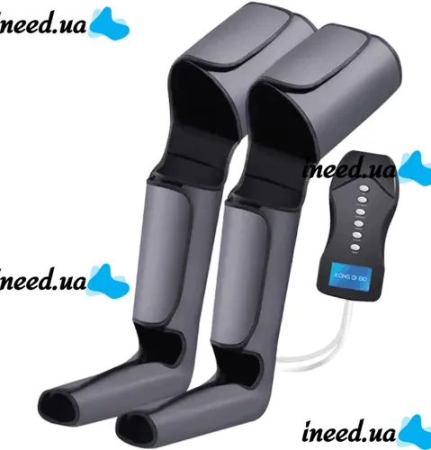 Lymphatic drainage battery massager Air Compressed 8850 for pressotherapy and lymphatic drainage of the legs, Compressor electric massager KY3-30 from the battery