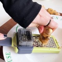Ручная терка для чеснока Functional Kitchen Gardget, Ручной кухонный измельчитель, чесночница, измельчитель-терка, давилка, прес, сыра шоколада