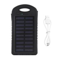 Портативний зарядний пристрій Power Bank Solar Charger JS-3 50000 mAh повербанк c карабіном на сонячній батареї, зовнішній акумулятор 50000 маг