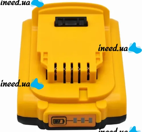 Универсальная аккумуляторная батарея Dewalt DCB203 Yellow Li-on 24V 2Ah для электроинструмента, дополнительный аккумулятор для шуруповерта 24В Желтый