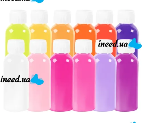 Флюидный мишка сделай сам DIY Creative Fluid Bear 23 см с красками 3 шт Набор раскраска игрушка медвежонок для творчества Виниловый медведь флюид-арт