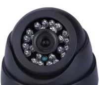 Комнатная цветная IP камера видеонаблюдения Спартак CCTV 349 1.3 mp с разъемом LAN, Проводная уличная купольная камера с ИК-подсветкой