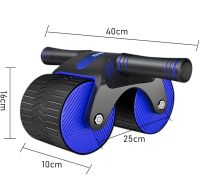 Double roller for the Rebound Abdominal Roller MAG-790 with a return mechanism and a mat, Double wheel simulator for abdominal muscle training