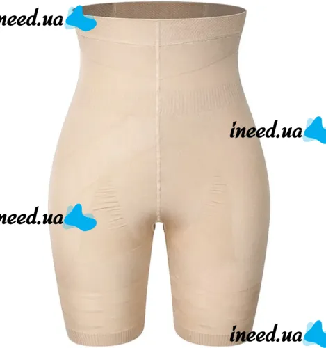 Утягивающие шорты для коррекции фигуры California Beauty Slim'n Lift, Утягивающее женское белье Слим энд Лифт Силует с завышенной талией Бежевые