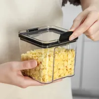Набор контейнеров для сыпучих Food Storage Container Set 8 емкостей, прозрачные органайзеры, баночки для хранения пищевых продуктов, круп с крышками