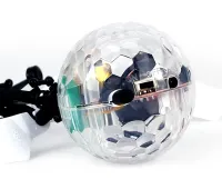 Летающий шар Whirly Ball Led светодиодный диско шарик с датчиком приближения, летит за рукой с сенсорным управлением игрушка с RGB подсветкой
