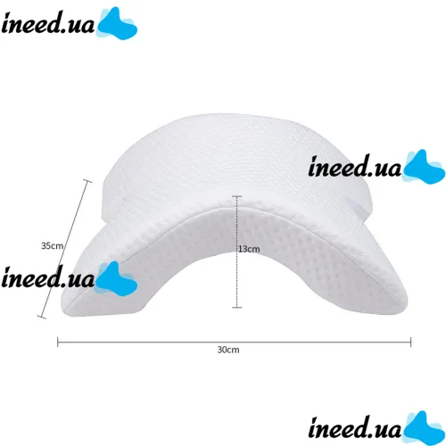 Ортопедическая изогнутая подушка для сна Nap pillow NJ-137 с тоннелем для руки и шеи из пены с эффектом памяти, гипоаллергенная подушка тоннель