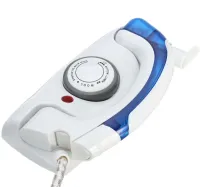 Folding Hand Iron Soarin SR-258B 700W with Steaming Function 3 Modes, Steam Generator Steamer with Folding Handle AND-31-30 White with blue