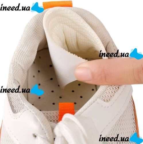 Мягкие вставки вкладыши на пятки Foot Care AND 78-15 2шт от натирания и уменьшения размера в обувь на клейкой основе, задник от мозолей для обуви