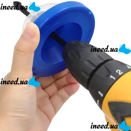 Насадка пылесборник Electric Drill Cover Тундра для сбора пыли при сверлении для дрели шуруповерта перфоратора, Пылеуловитель для сверл 4-10мм