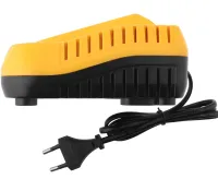 Зарядное устройство для зарядки аккумуляторов Dewalt 24V 3 контакта, Блок питания зарядка Деволт для аккумуляторной батареи 24В 2А от сети Желтый
