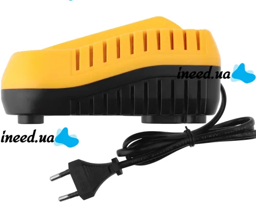 Зарядное устройство для зарядки аккумуляторов Dewalt 24V 3 контакта, Блок питания зарядка Деволт для аккумуляторной батареи 24В 2А от сети Желтый