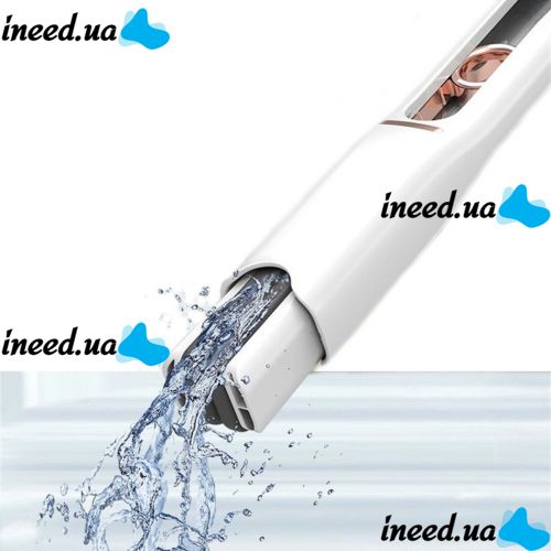 Multifunctional Mini Mop Mini Mop LY-305 with Auto Spin for Window Cleaning and Dust Removal, Mini Mop for Home with Additional Sponges White