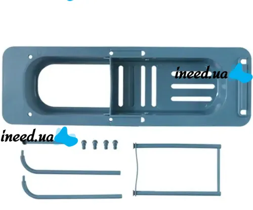 Раздвижная полка органайзер для раковины Sink rack AD-1792 для губки и тряпок, Телескопическая полочка сушилка полотенца на мойку LY-567 Темно-синяя