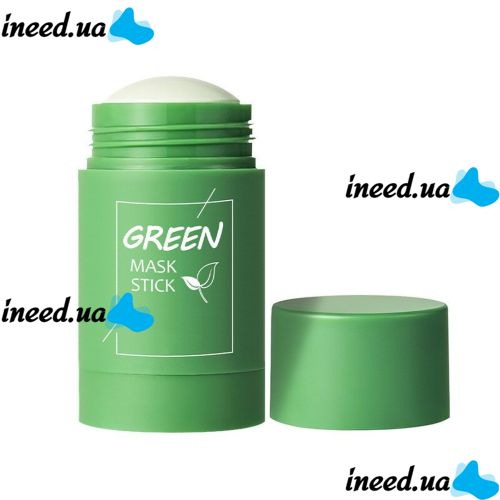 Очищающая зеленая маска для лица Nicor Green Mask Stick Maseczka Do Twarzy с органической глиной и зеленым чаем для глубокого очищения и сужения пор