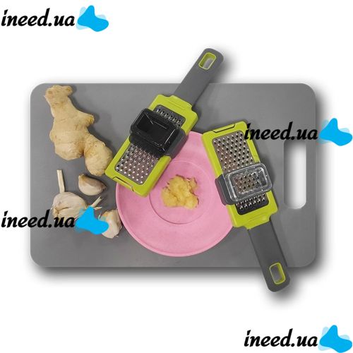 Ручная терка для чеснока Functional Kitchen Gardget, Ручной кухонный измельчитель, чесночница, измельчитель-терка, давилка, прес, сыра шоколада