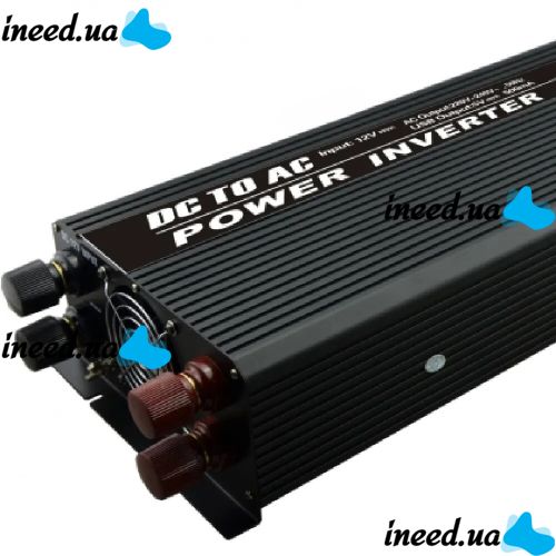 Автомобильный инвертор UN-3063 9000W 12V-220V, Авто преобразователь напряжения тока от прикуривателя и аккумулятора 12В 9000В с защитой от перегрева