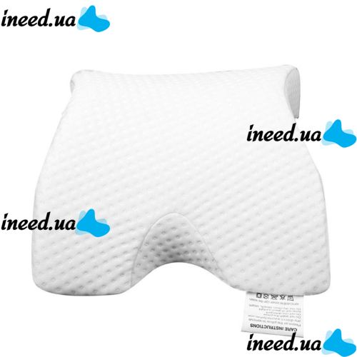 Ортопедическая изогнутая подушка для сна Nap pillow NJ-137 с тоннелем для руки и шеи из пены с эффектом памяти, гипоаллергенная подушка тоннель