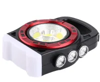 Переносной кемпинговый фонарь Hurry Bolt HB-6678 20W с солнечной панелью и функцией павербанка, Аккумуляторный LED прожектор лампа с Powerbank