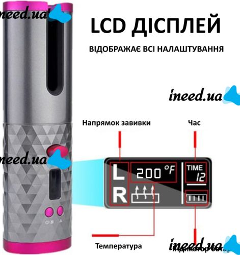 Беспроводная плойка для укладки волос Ramindong BeautyStar Maxtop Hair Curler WM-002 аккумуляторный автоматический стайлер, бигуди для локонов USB