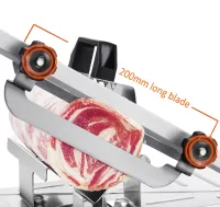 Ручной кухонный станок ломтерезка Food Slicer LY-38 слайсер для нарезки мясных, колбасных и сырных изделий, Станок резак YK114 для замороженного мяса
