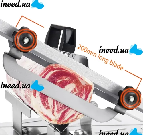 Ручной кухонный станок ломтерезка Food Slicer LY-38 слайсер для нарезки мясных, колбасных и сырных изделий, Станок резак YK114 для замороженного мяса