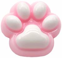 Силиконовая игрушка антистресс сквиш Кошачья лапка Squishy Toys с ворсинками для рук, Детская мялка лапа кота Моти Каваи с шариками 2410-4 для детей