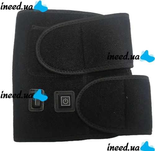 Универсальный бандаж грелка для коленного сустава ThermaFix TP-02 с подогревом от USB, Согревающий наколенник на колено и плечо 3 режима 5V Черный