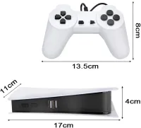 Игровая приставка Dendy 8 Bit Game Station PS5 с двумя джойстиками и 620 встроенных игр GS5, Детская ретро консоль Денди G155 для телевизора