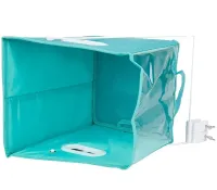 Складной органайзер корзина Closet Caddy Box с жестким поддоном для хранения вещей и постельного белья с креплением, Контейнер для одежды Синий