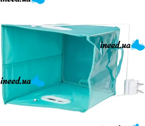 Складной органайзер корзина Closet Caddy Box с жестким поддоном для хранения вещей и постельного белья с креплением, Контейнер для одежды Синий
