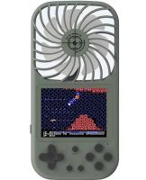 Игровая портативная консоль с вентилятором Gen Game Fan F1 HS-224 на 500 игр, Ретро мини приставка с дисплеем 2.8" Dendy JD-05 от аккумулятора