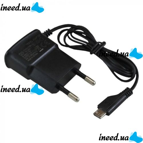Сетевое зарядное устройство Samsung Galaxy ETAOU10EBE 220V 5V 0.7A, блок питания, адаптер MicroUsb