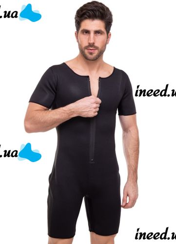 Спортивный костюм Sibote Body Suit CF-58 для похудения с эффектом сауны, Комбинезон сауна Sport Slimming для занятий спортом и сгонки веса Черный