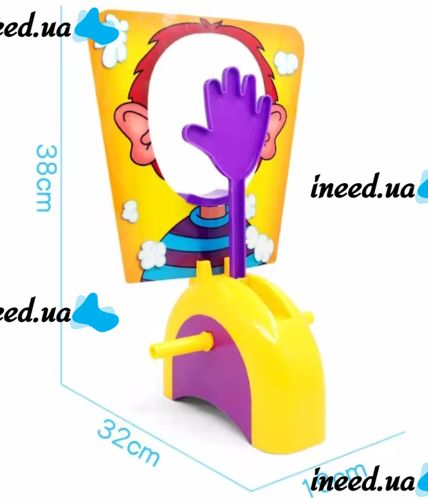 Настольная игра Пирог в лицо Hasbro Pie Face B7063 для игр в компании, Развлекательная игра Торт в лицо E111-11 с рулеткой для детей и взрослых