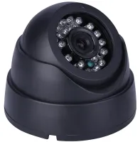 Комнатная цветная IP камера видеонаблюдения Спартак CCTV 349 1.3 mp с разъемом LAN, Проводная уличная купольная камера с ИК-подсветкой