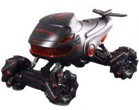 Игрушечная детская машинка автомобиль Акула S-Drift S883 с пультом ДУ, Гоночная машина 2,4 ГГц с подсветкой и паром на радиоуправлении для детей