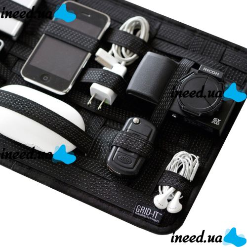 Автомобильный органайзер на козырек Grid-it! Organizer Vehicle Storage Plate, Многофункциональный держатель для мелких предметов в машину Черный