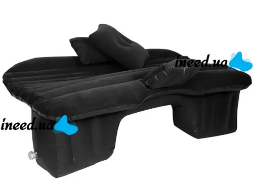 Надувной автомобильный матрас на заднее сиденье Car Travel Bed CT-001 135x80 см с подголовником , Универсальная кровать в авто с насосом и подушками