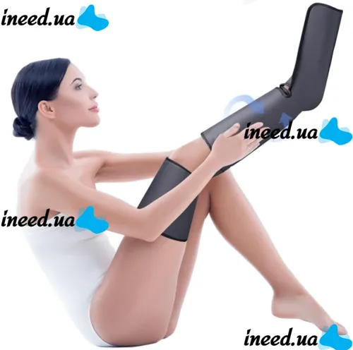 Lymphatic drainage battery massager Air Compressed 8850 for pressotherapy and lymphatic drainage of the legs, Compressor electric massager KY3-30 from the battery